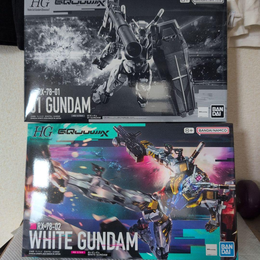 HG 白いガンダム・01ガンダム セット - メルカリ