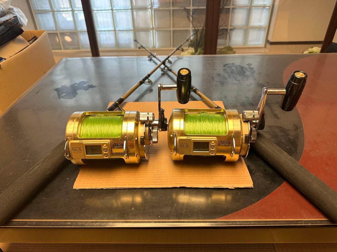 SHIMANO TIAGRA 50ポンド】トローリングタックル 左右2セット