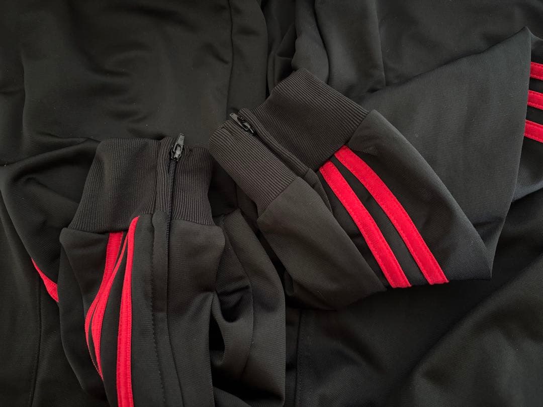 2003-04シーズン ACミラン adidas ジャージ 赤黒 - メルカリ