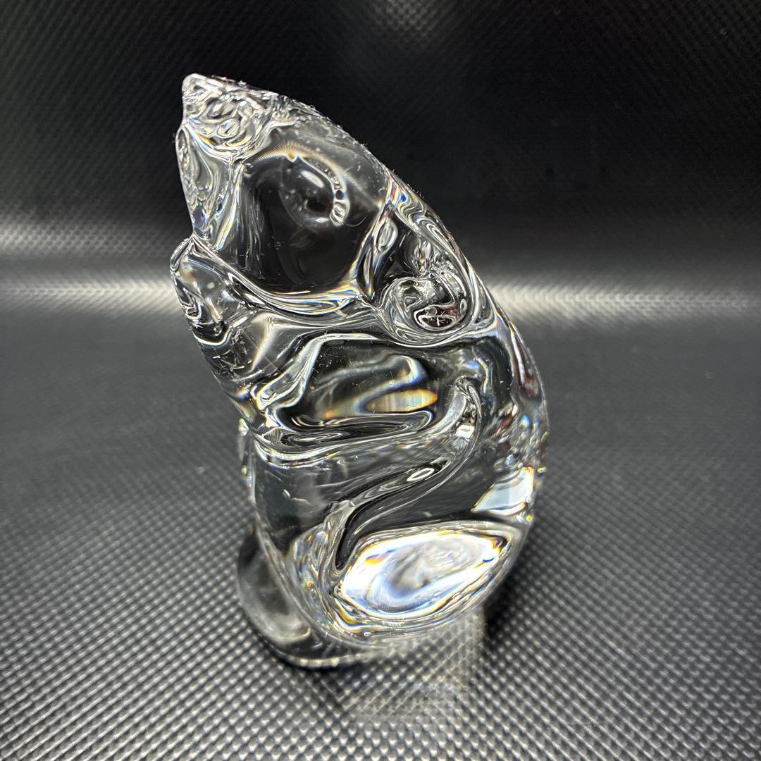 バカラ クリスタルガラス カエル 置物 高さ約11cm - メルカリ