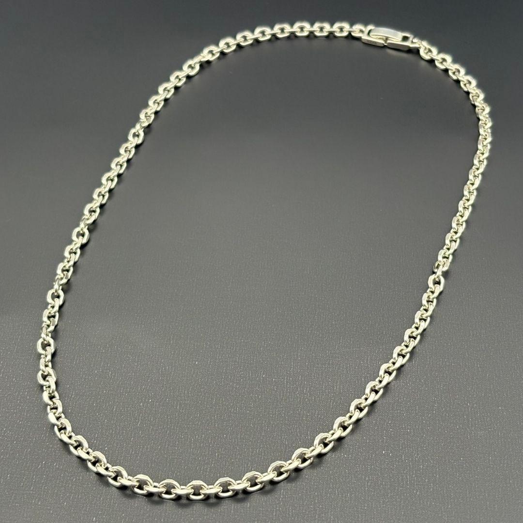シルバー 925 S925 アンカー チェーン ネックレス 銀 シンプル シルバー 925 S925 アンカー チェーン ネックレス 銀 シンプル 45