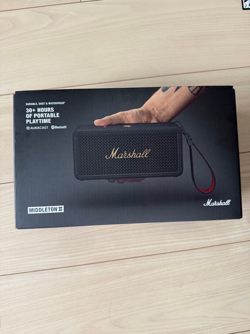 Marshall Middleton II ワイヤレススピーカー Amazon.com: Marshall Middleton II Bluetooth Speaker - Black