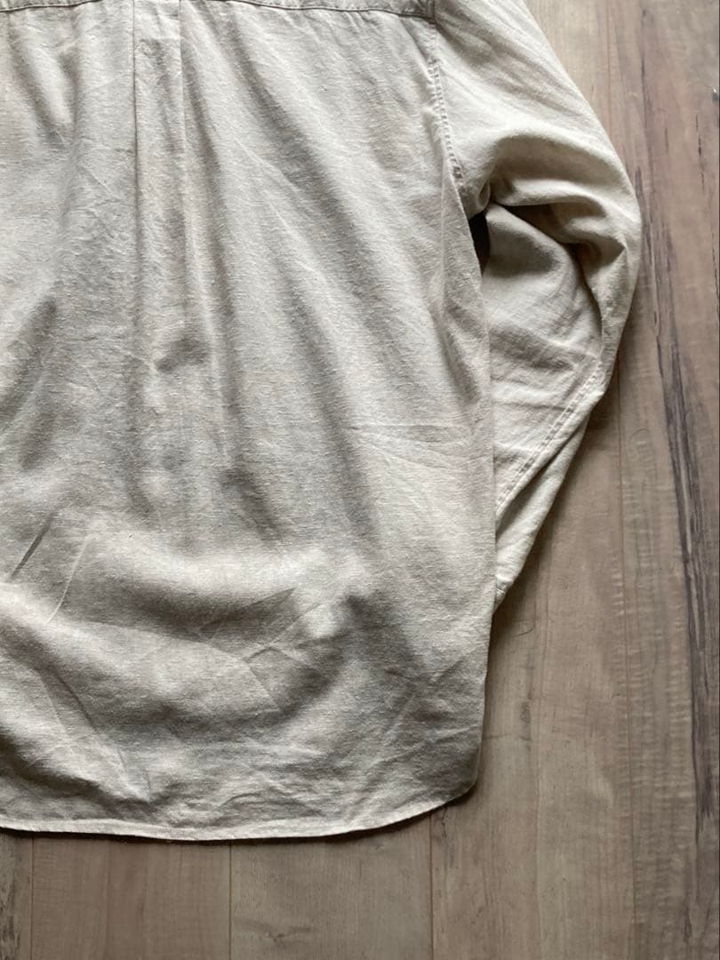 confect upcyclelino 起毛リネンレギュラーカラーシャツ - メルカリ