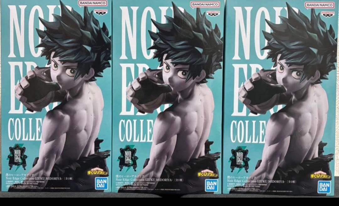 ヒロアカ Noir Edge Collection 緑谷出久 フィギュア ×3 - メルカリ