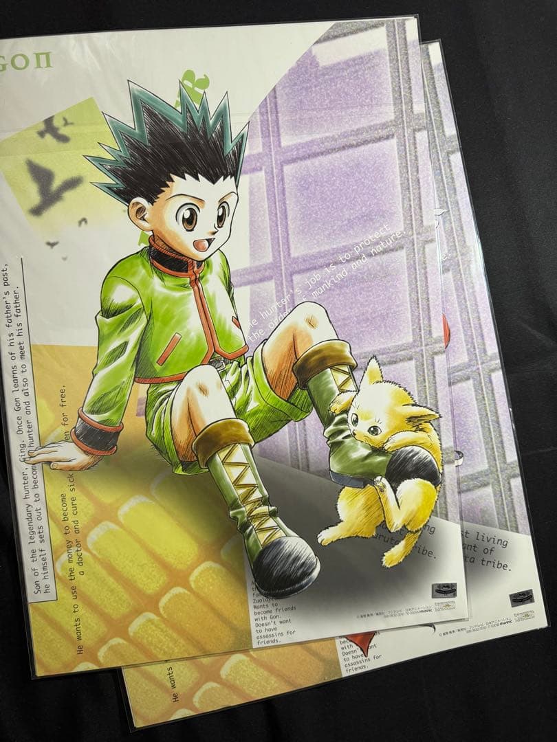H×H ハンターハンター 旧アニメ版 A3サイズ ポスター 4枚セット