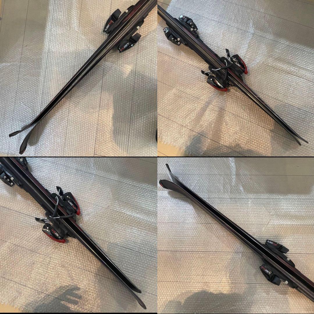 Hartメンズスキーセット LEKI伸縮ストック付159cm 26〜26.5cm