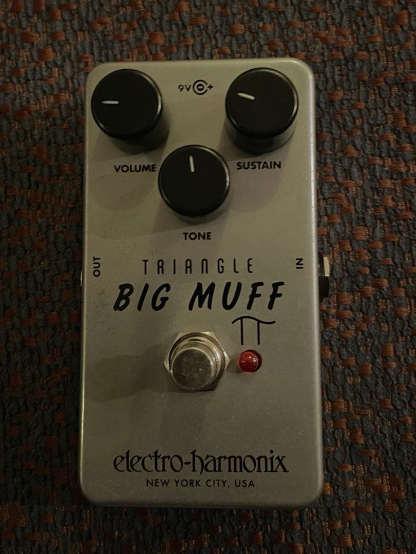 ギター triangle big muff pi ディストーション】-electro-harmonix-1969年製オリジナルBig Muff Pi