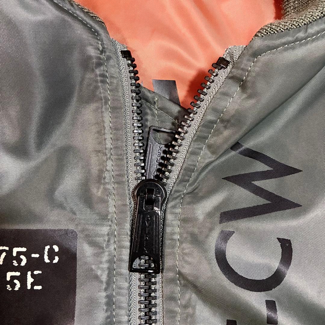 AVIREX】 MA-1 フライトジャケット ステンシル REBUILD M - メルカリ