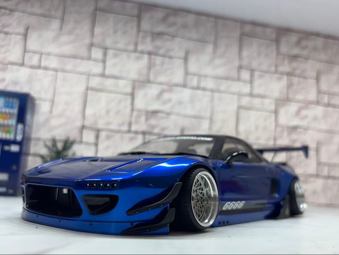 1/18ミニカー　ホンダNSX GTワイドボディーSSR深リムカスタム希少モデル