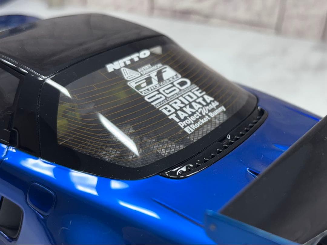 1/18ミニカー　ホンダNSX GTワイドボディーSSR深リムカスタム希少モデル