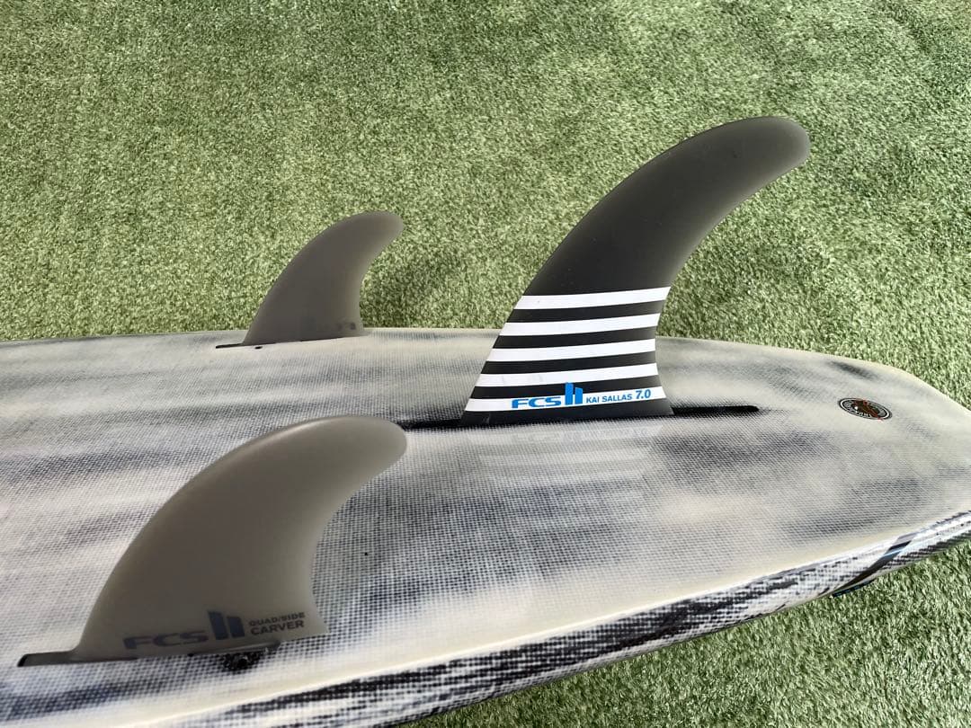 FCS2 カイサラス フィン シングル+サイドバイト3枚セット