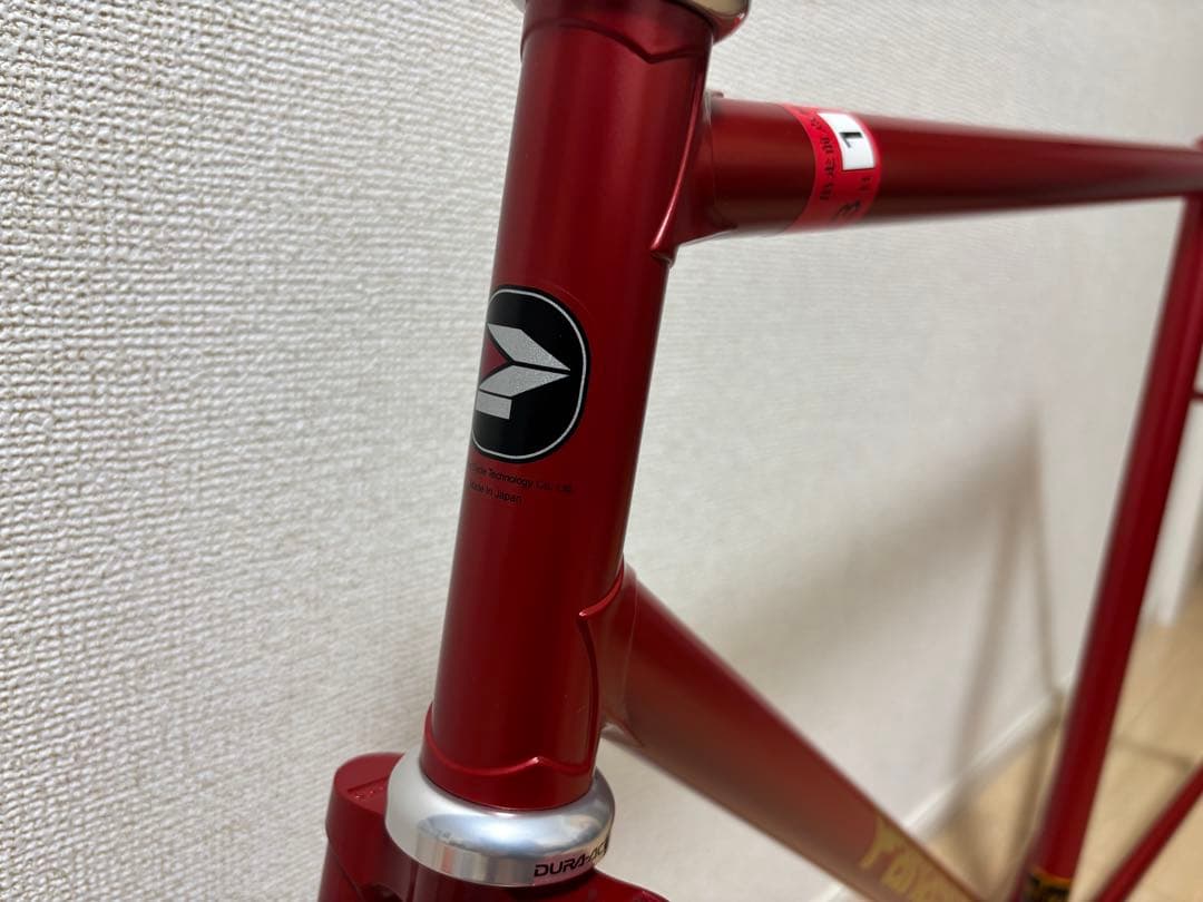 Panasonic パナソニック 競輪フレーム ディープレッド ピスト njs