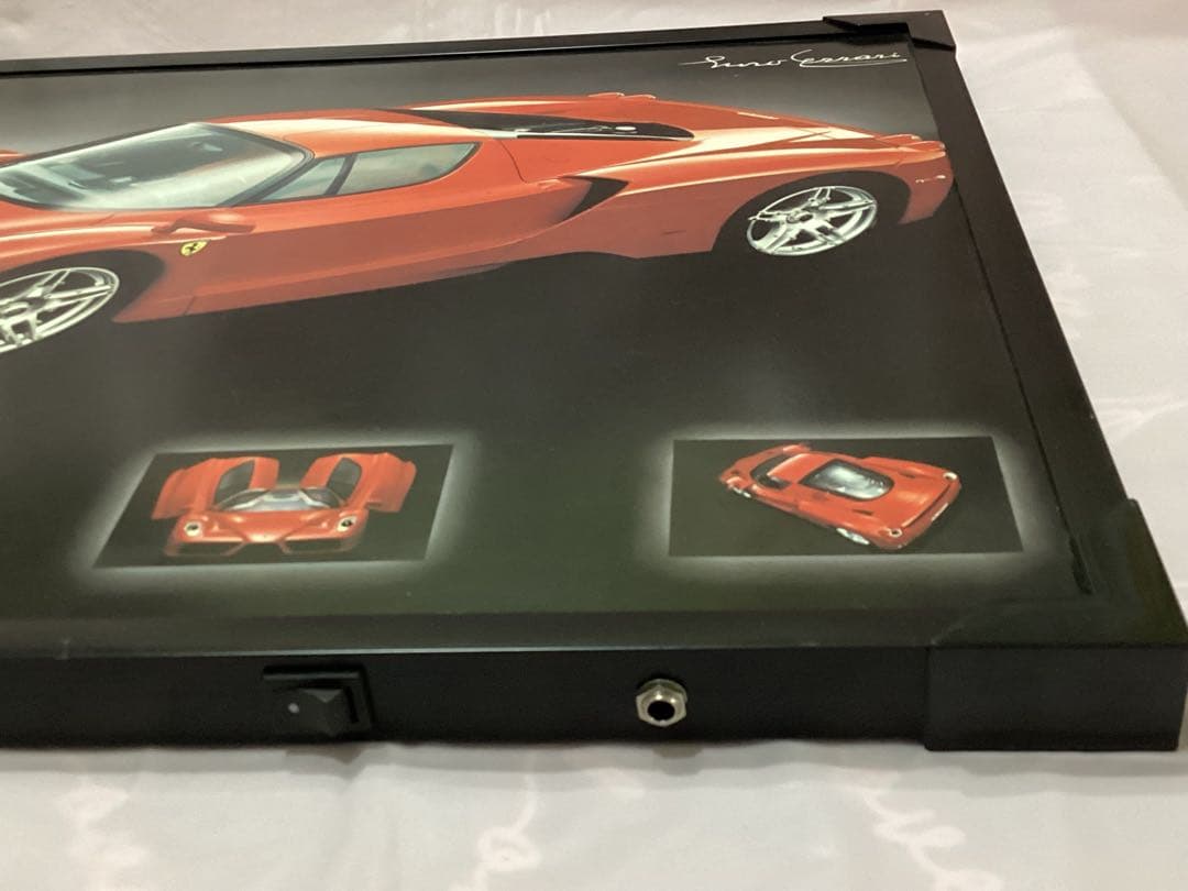 Ferrari Enzo Ferrari モデル 赤　ディスプレイ用パネル希少品