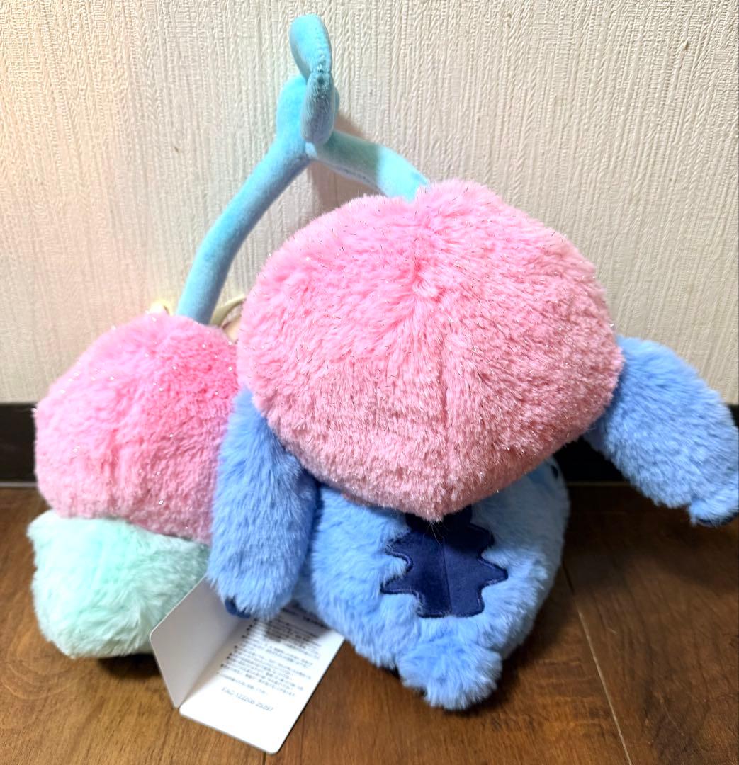 ディズニーストア GLOSSY FRUITS スティッチ&スクランプ ぬいぐるみ