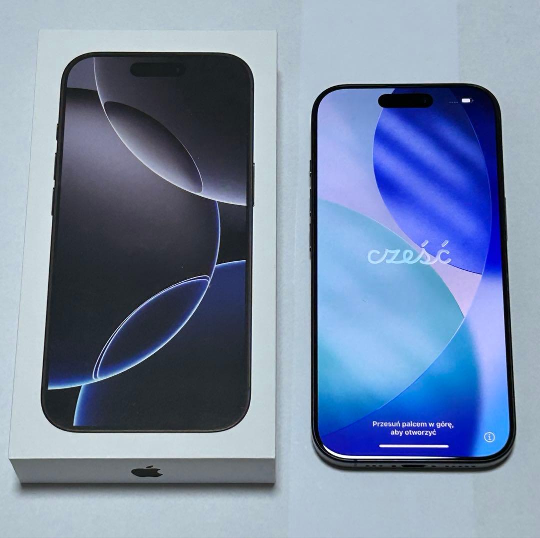 【美品】iPhone 16 Pro 256GB SIMフリー バッテリー91% SIMフリー】iPhone 16 Pro A18 Pro 6.3型 ストレージ：256GB デュアル