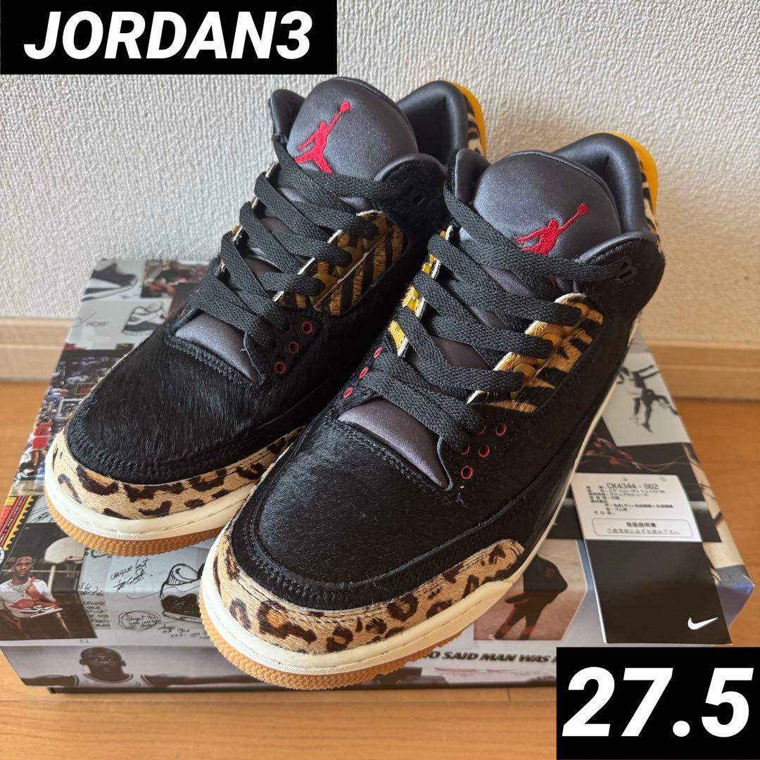 極美品⭐️27.5⭐️Nike Air Jordan 3 Retro SE アニマル - メルカリ