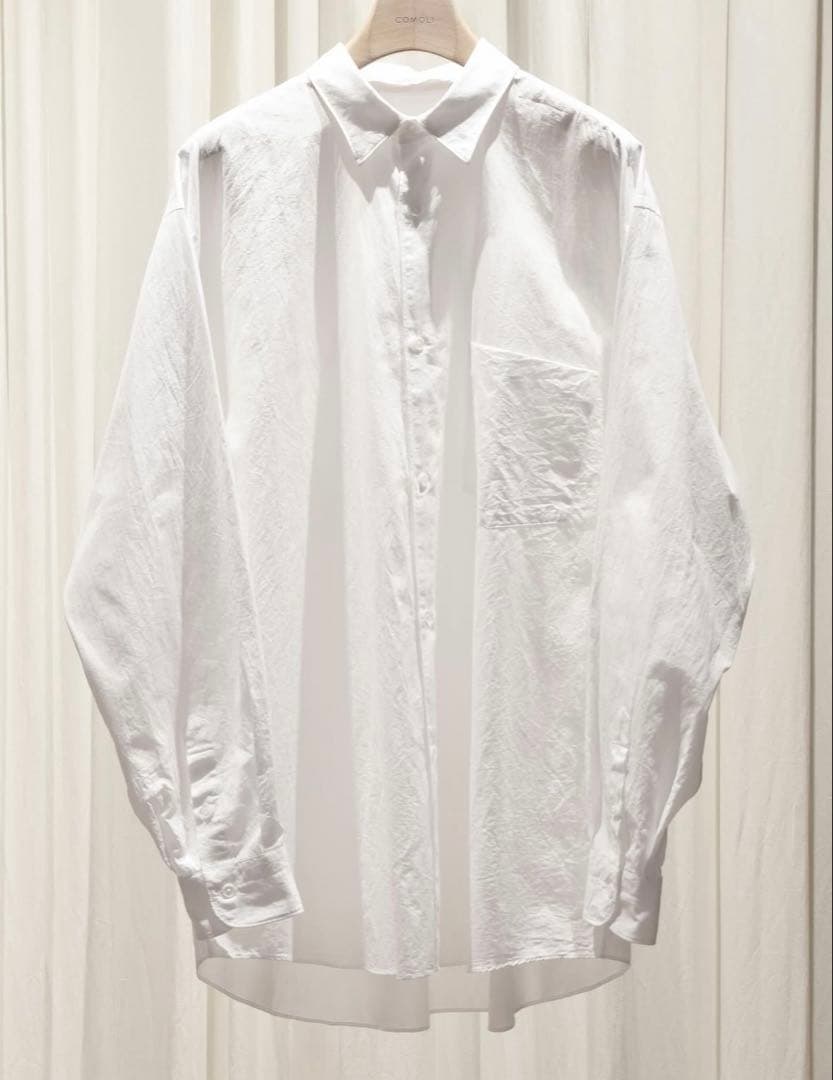 COMOLI 25AW コモリシャツ 白 3 新品 comoli 25aw コモリシャツ WHITE 新品未使用 auralee - メルカリ