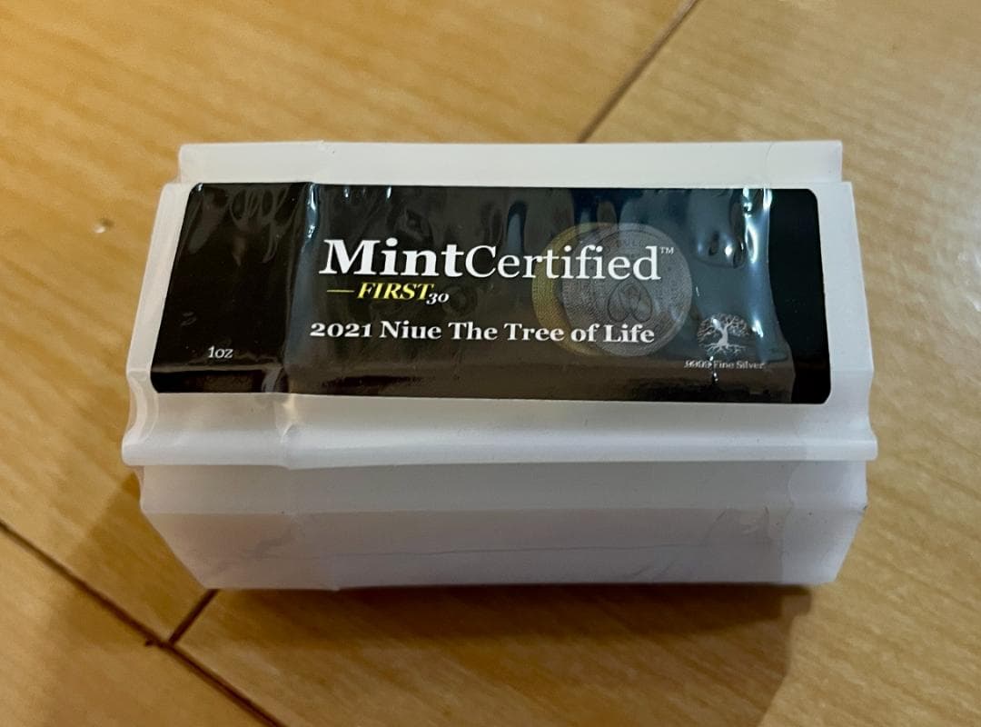 2021年 ニュージーランド 銀貨 エリザベス2世 ニウエ コインカプセル入