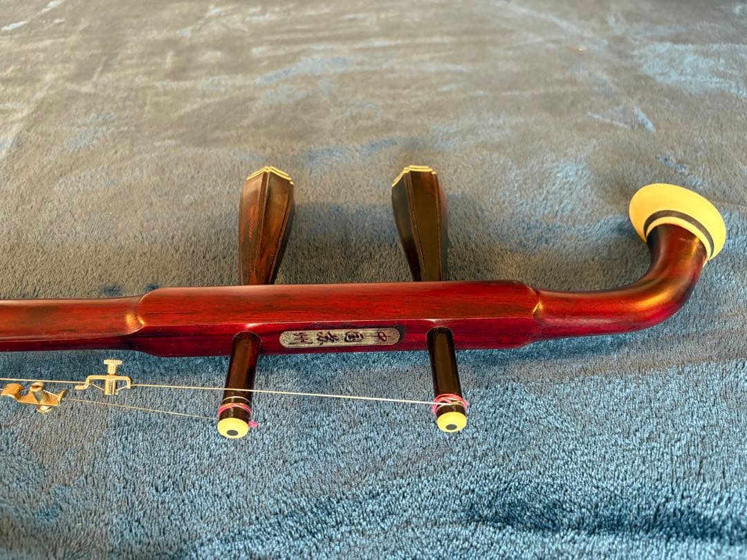 二胡 ハードケース 換えの弓毛付き