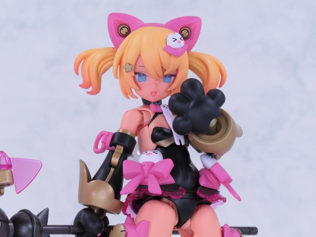 た*ー様 PUNI☆MOFU 黒マオ 改修 全塗装 完成品 コトブキヤ プラモデ