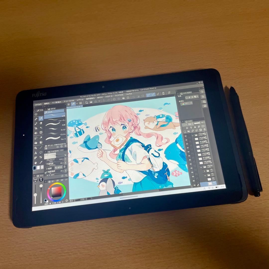 ○富士通 ワコム 新しめ 筆圧対応 お絵描きタブレット 128GB 描く”に特化したタブレット！ 「Wacom MovinkPad 11」7月31日より発売