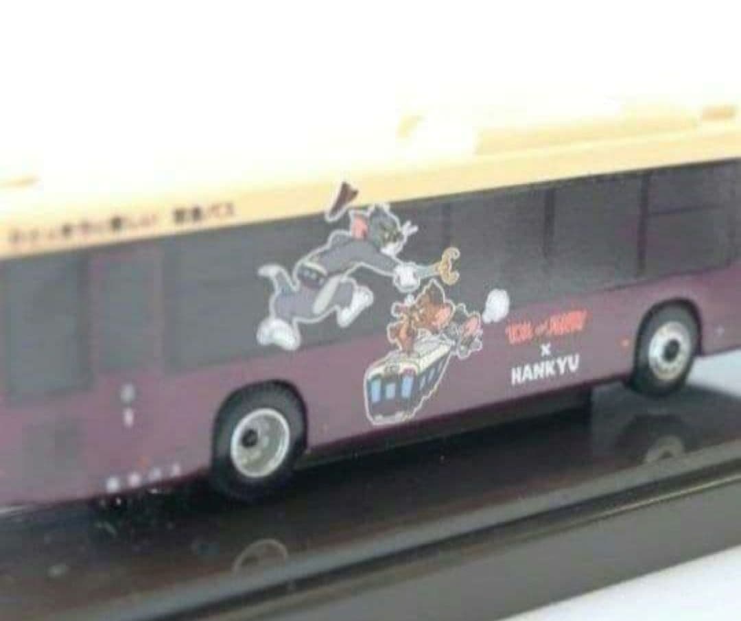 トムとジェリー×阪急電車「ラッピングバス1/80ディスプレイモデル （伊丹）」