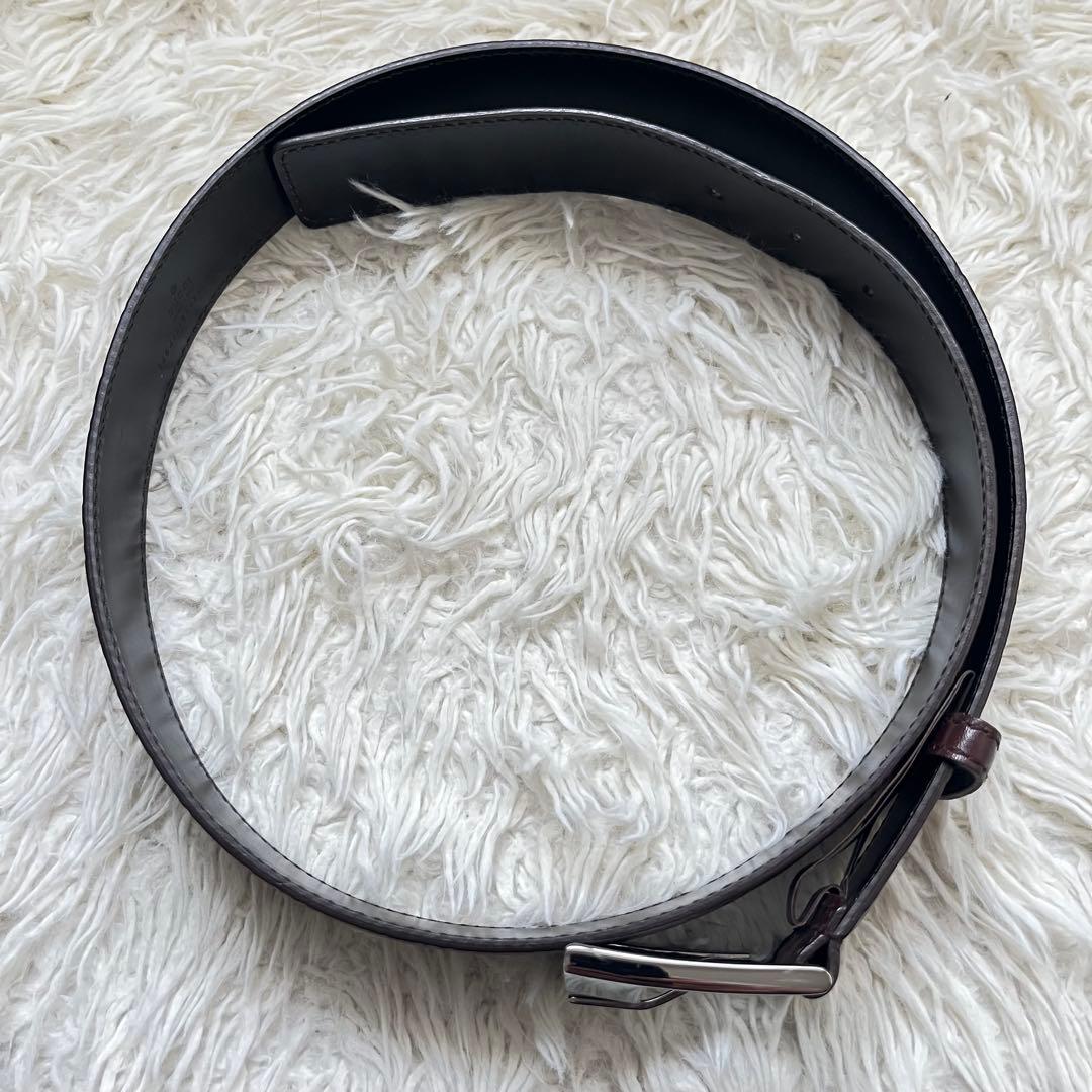 ノブさん専用 GUCCI 146413 シマ レザーベルト GG柄 型押し - メルカリ