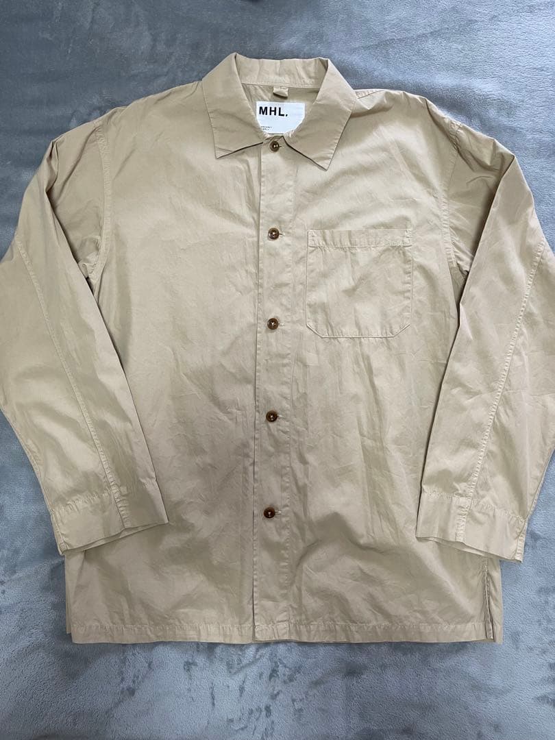MHL. ベージュ 長袖シャツ Lサイズ - メルカリ