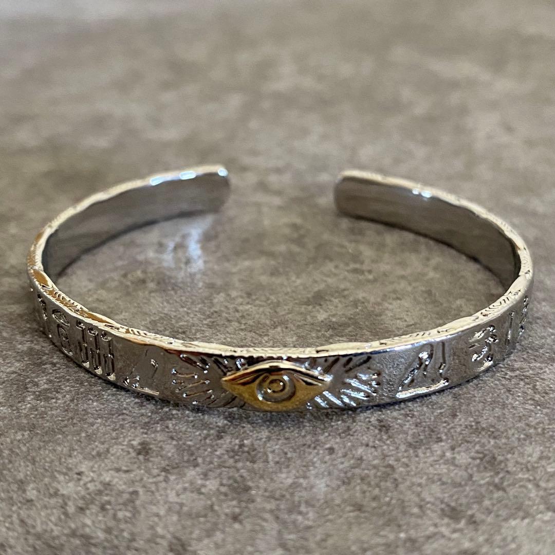 メキシカンジュエリー シルバー925 ブレスレット バングル 目