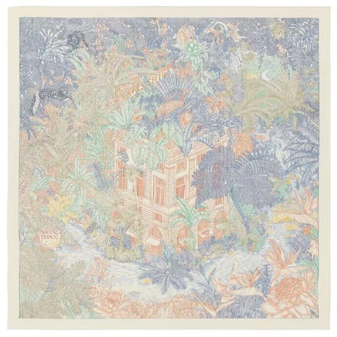 ✨エルメス フォーブルトロピカル カレ140 カシシル カレジェアン