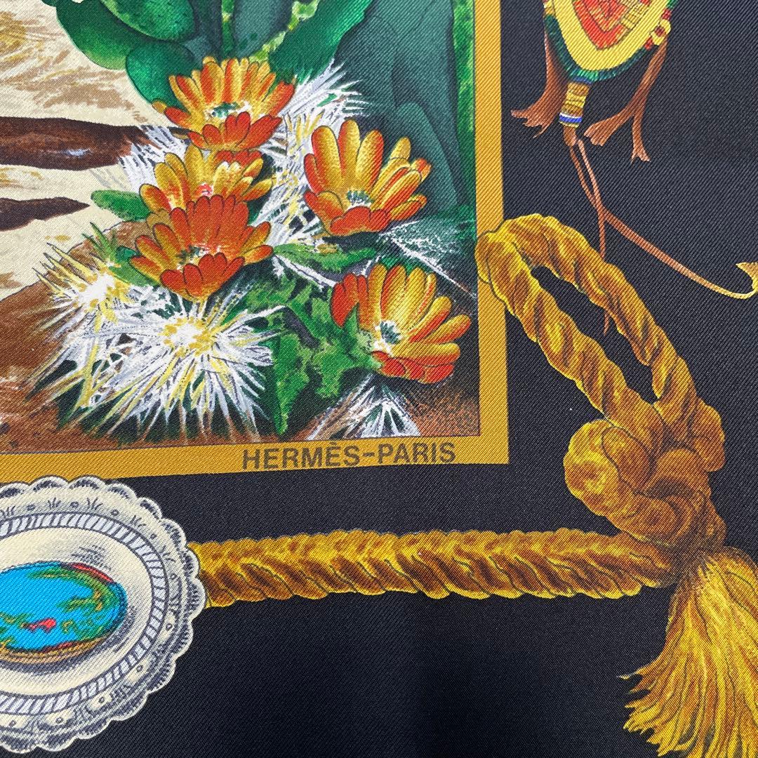 HERMES カレ90 レア 極希少 the pony express 正規品 - メルカリ