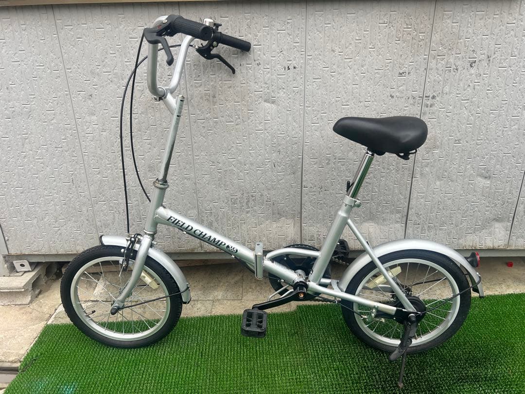 中古】TRANSIT シルバー 折りたたみ自転車 整備済み