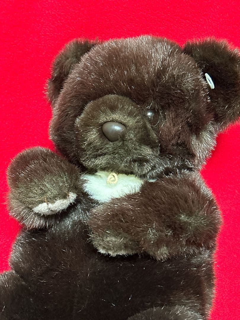 昭和レトロ ツキノワグマ クマ ぬいぐるみ ファースト社 日本製