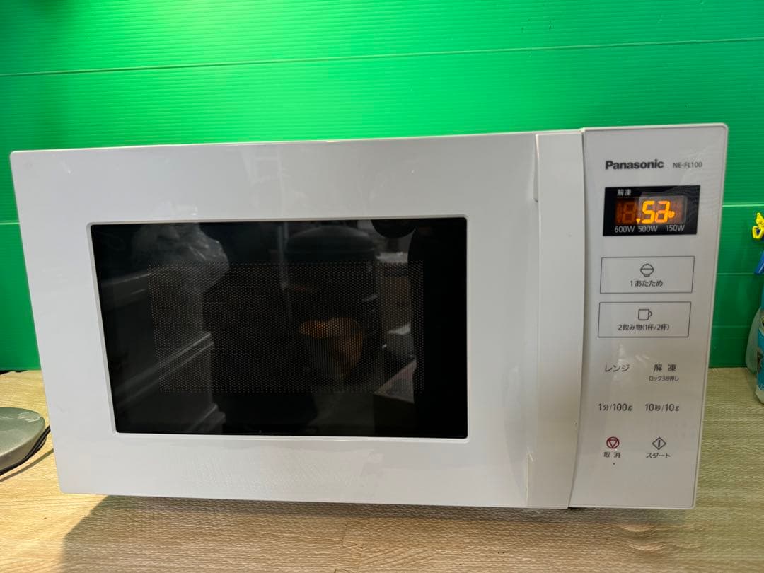 パナソニック NE-FL100-W 電子レンジ 2020年製 生活家電・空調 電子