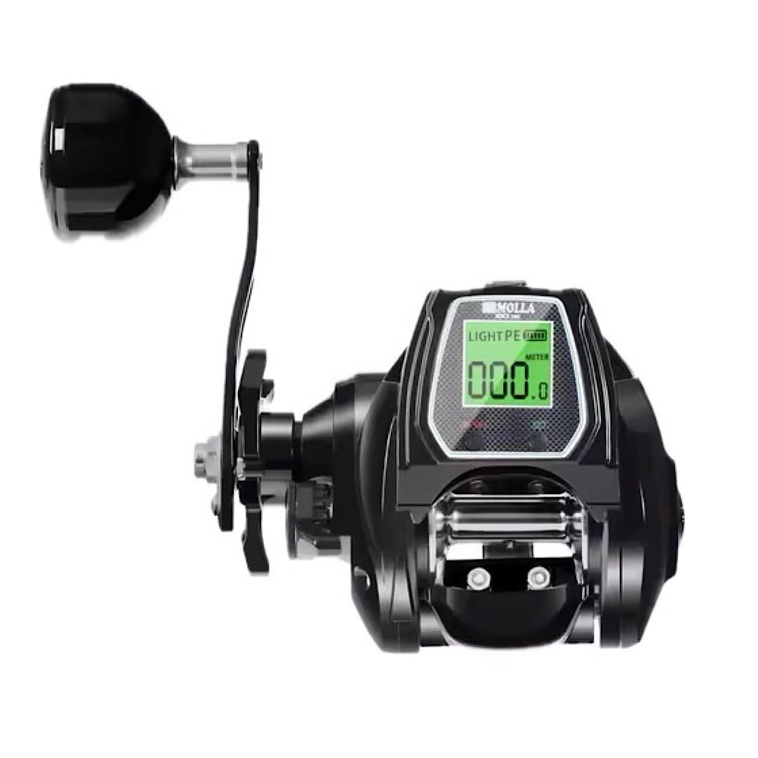 デジタルカウンター付きベイトリール 左巻き ジギング 大型 パワーハンドル