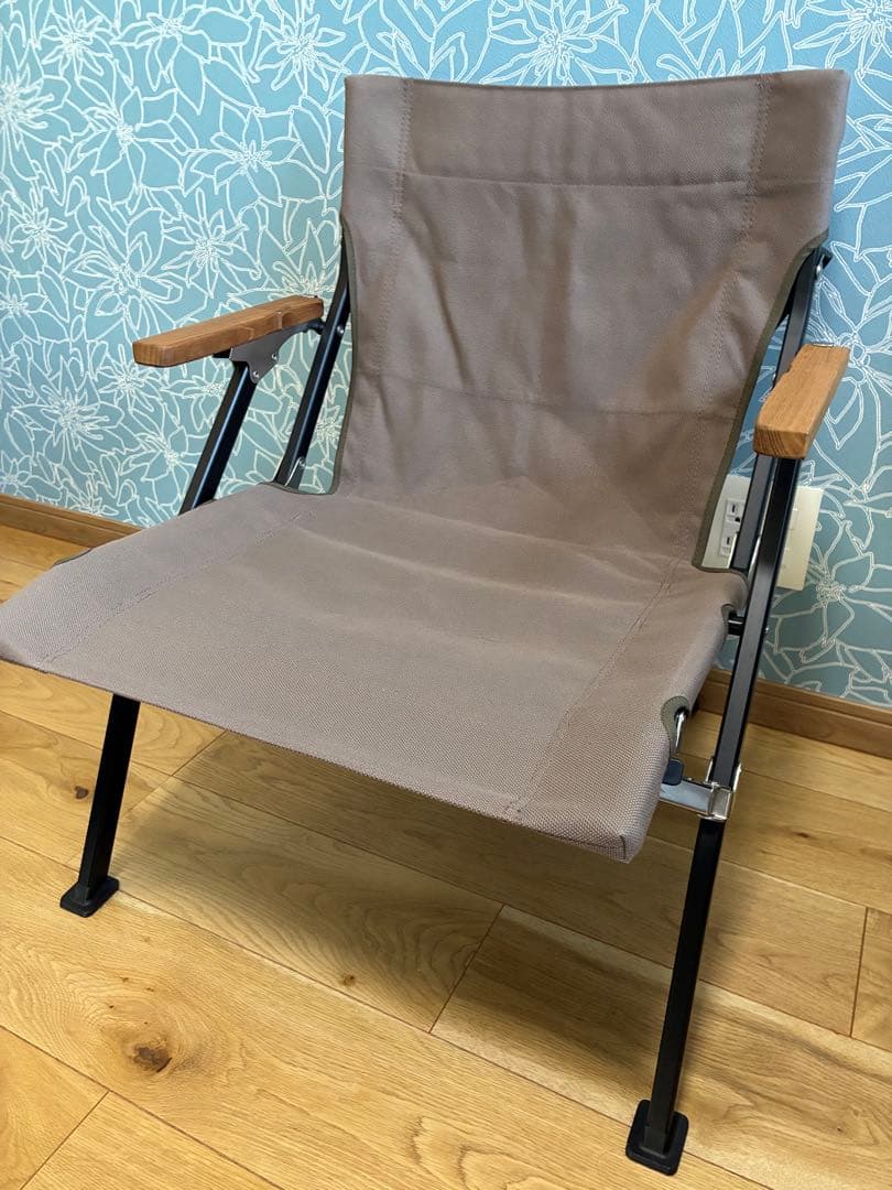 スノーピーク ローチェア30 グレー 限定アイテム 室内使用きなこ