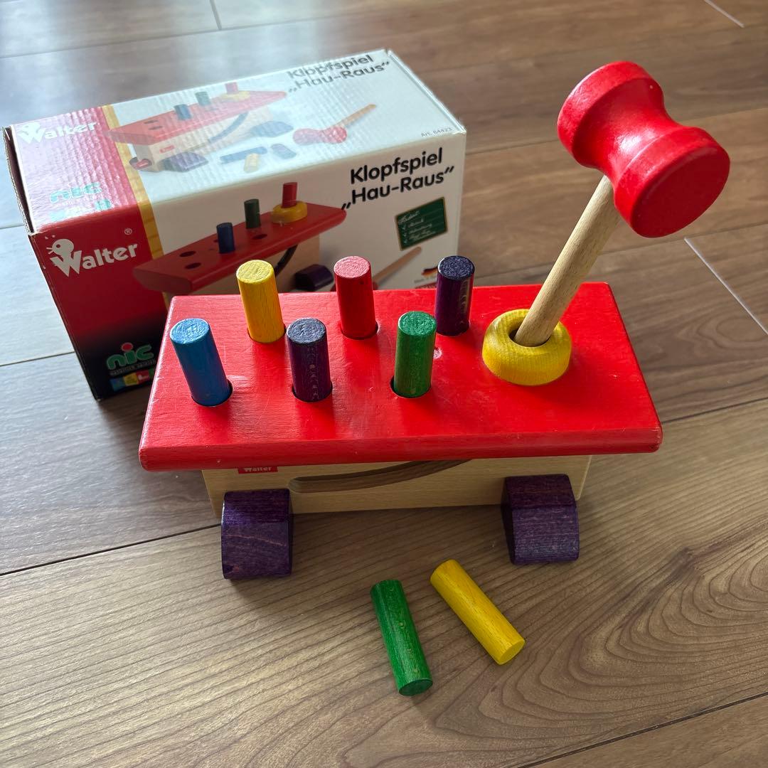 Walter Klopfspiel Hau-Raus 知育玩具 - メルカリ
