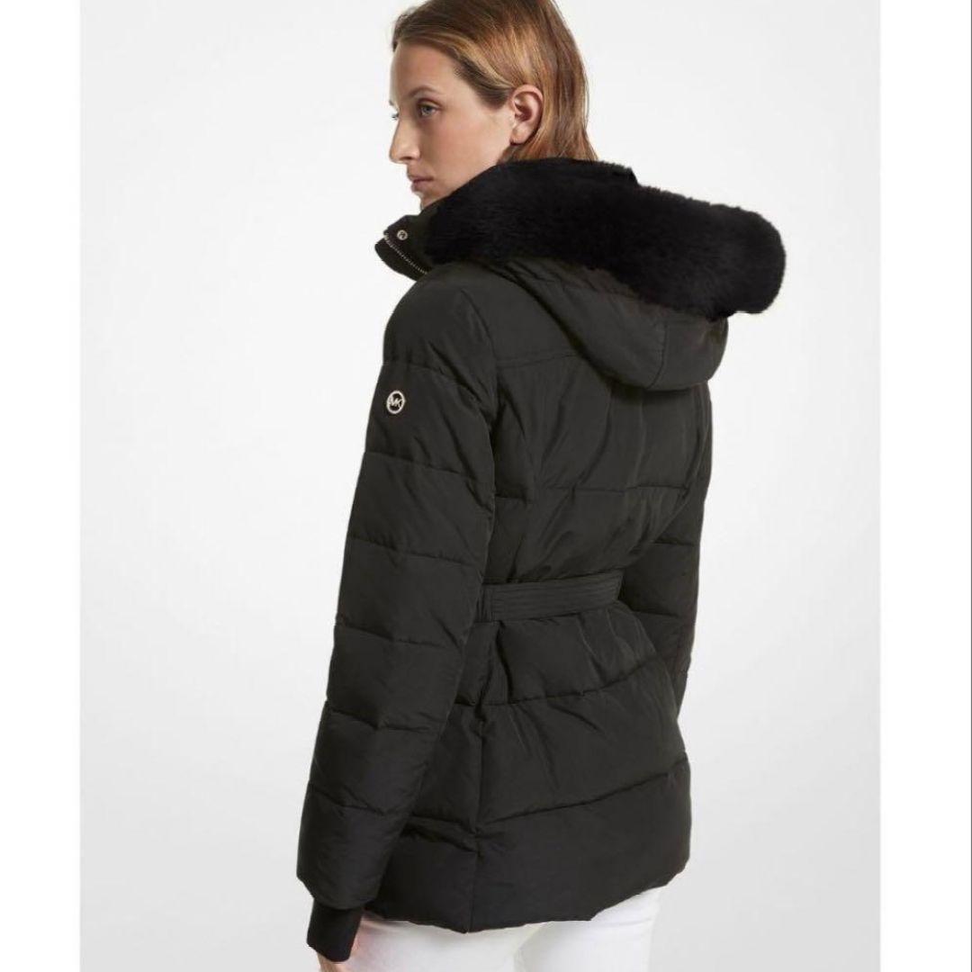 美品】MICHAEL KORS マイケルコース ダウンコート ブラックXS - メルカリ
