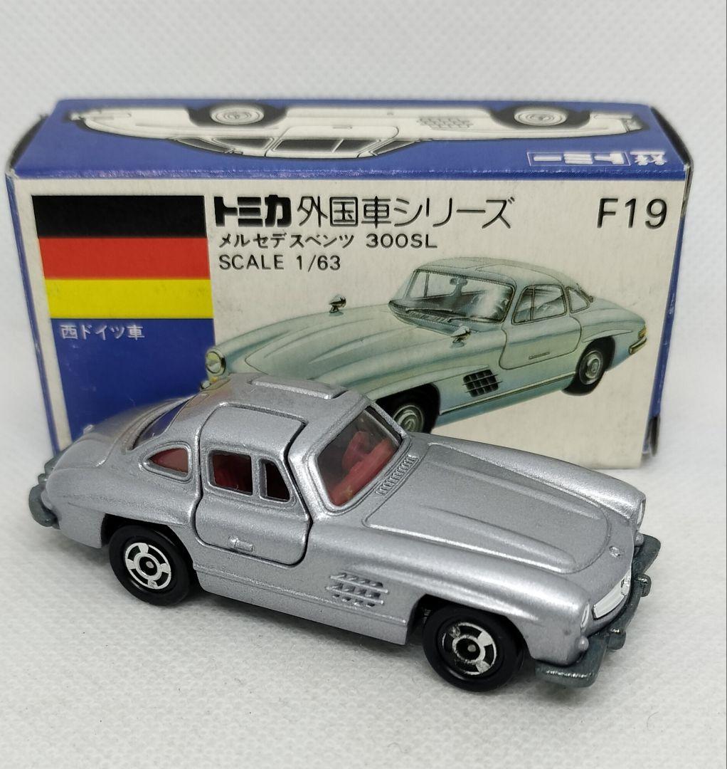 《青箱トミカ19-3-2》ベンツ300SL【北米輸出用/マルーンシート】未使用
