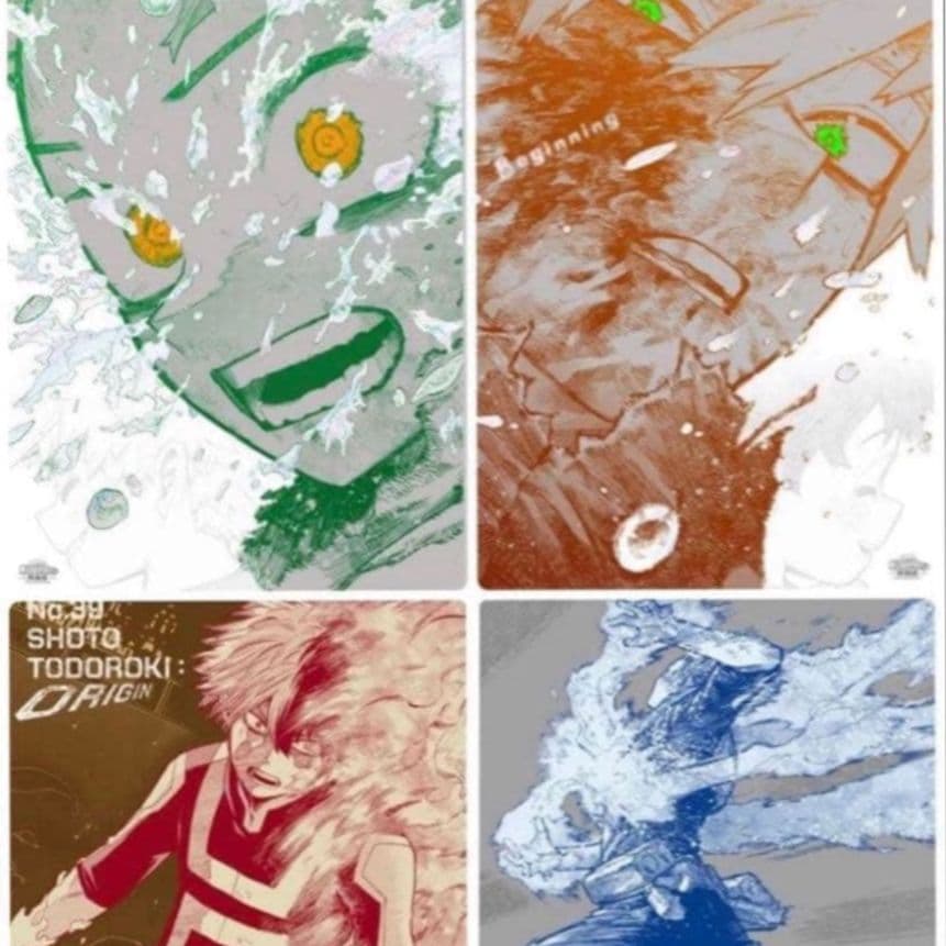 ヒロアカ原画展『The Beginning』『轟焦凍:オリジン&ライジング