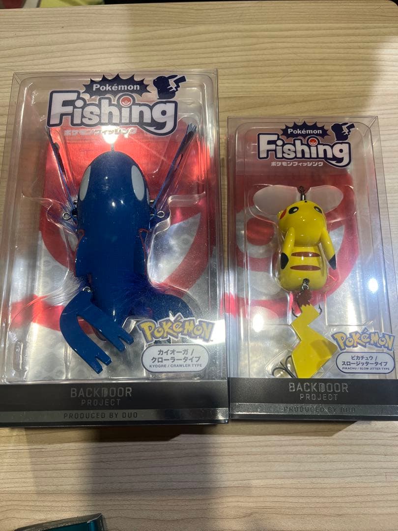 DUO ルアー ポケモンフィッシング ルアーセット ピカチュウ カイオーガ