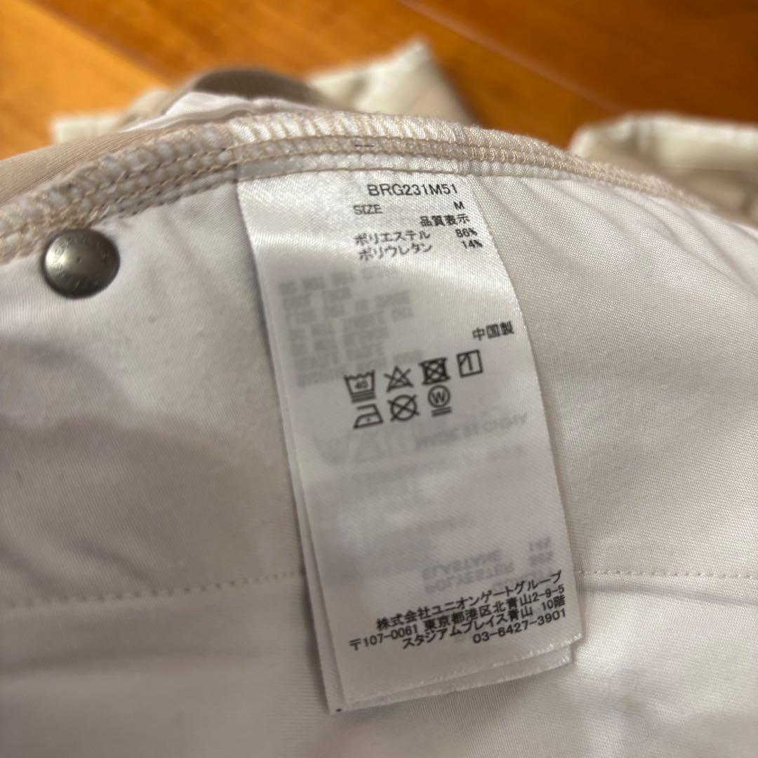 BRIEFING GOLF サイドロゴ セットアップ ベージュ 上L 下M - メルカリ