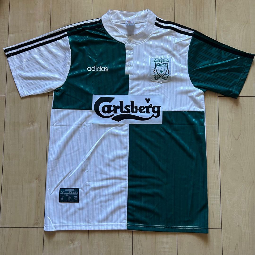 リバプールFC 1995-1996　アウェイユニフォーム　90s LIVERPOOL 1995 1996 AWAY FOOTBALL SHIRT SOCCER JERSEY ADIDAS sz M