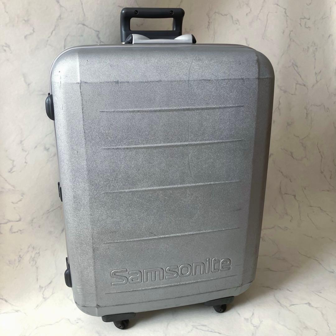 廃盤 サムソナイト シルエットMV 97ℓ スーツケース シルバー　大容量 廃盤 サムソナイト シルエットMV 97ℓ スーツケース シルバー 大容量