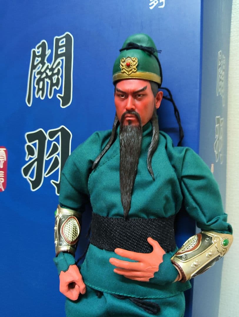 三国志.[関羽雲長]1/6.HOTToys.希少品!