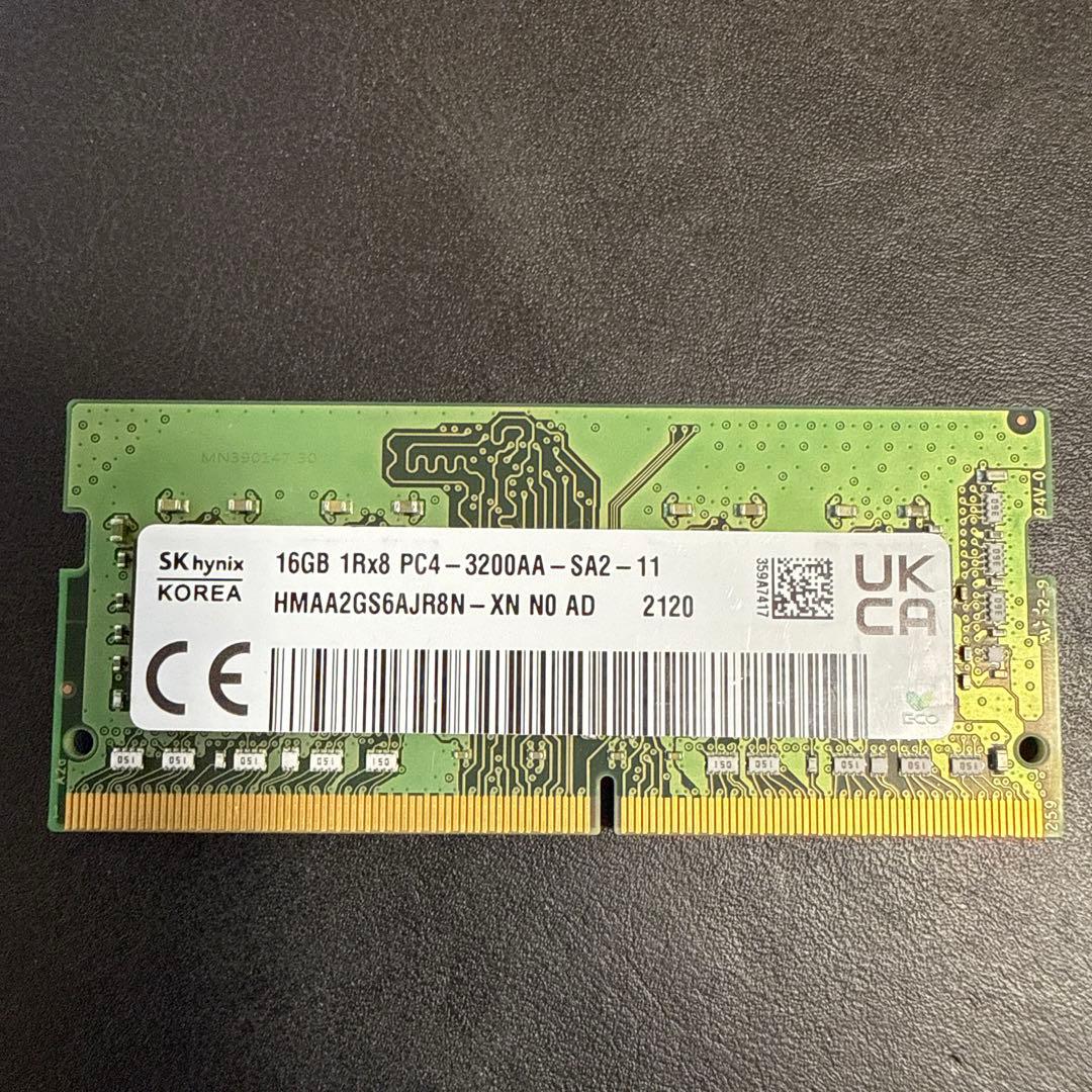 SK hynix 16GB DDR4 メモリ PC4-3200AA - メルカリ