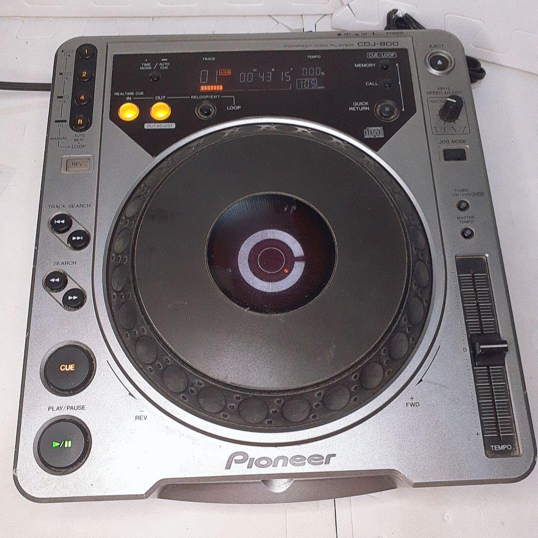 Pioneer CDJ-800 簡易動作確認済 Pioneer DJのCDJ、CDJ-800の中古品のご紹介です。