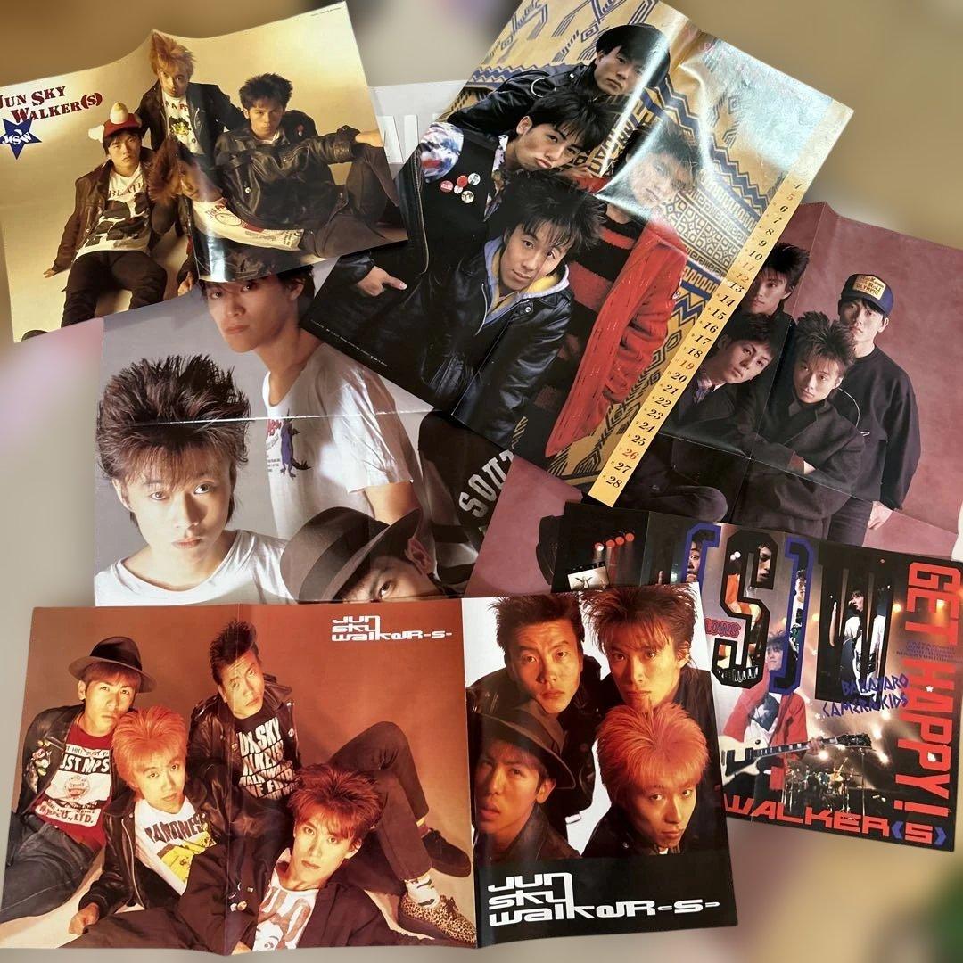 80年代 ジュンスカイウォーカーズポスターセット - メルカリ