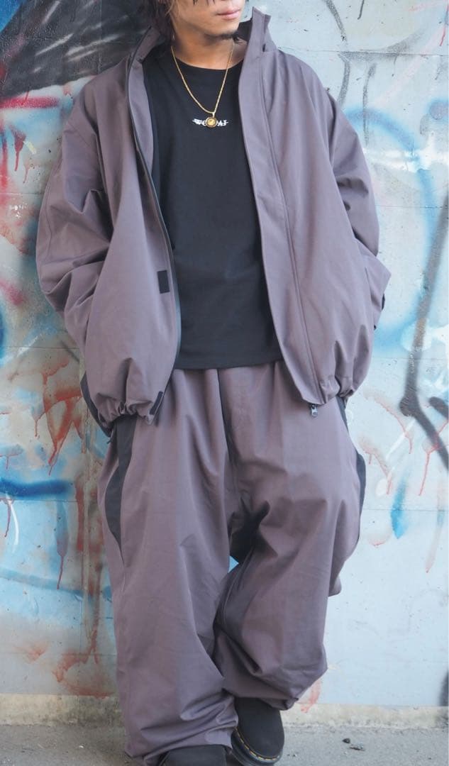 WOLFAI スノーウェア　ボルドーグレー　XL wolfai