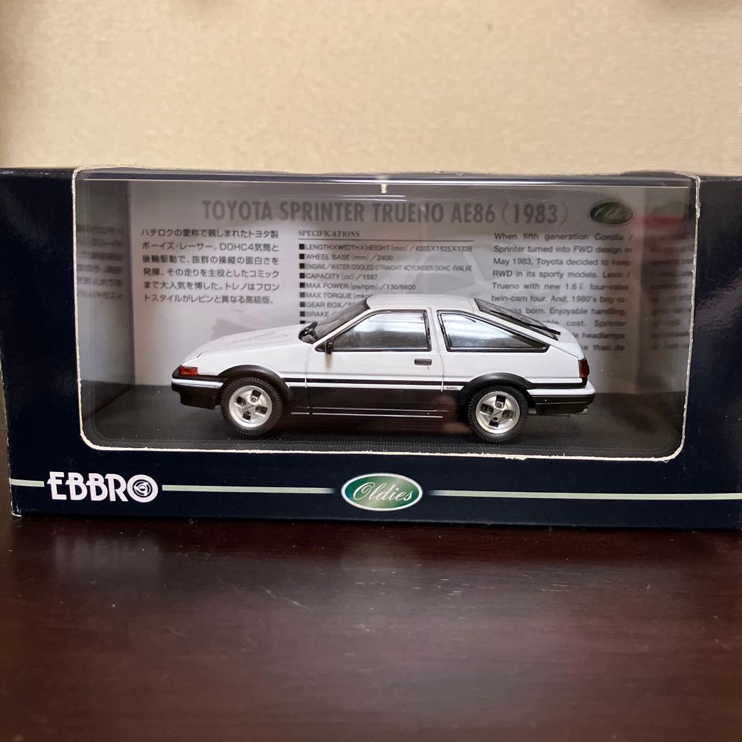 1/43 EBBRO トヨタ スプリンタートレノ AE86 1983 - メルカリ